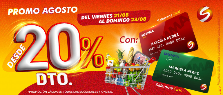 20% AGOSTO