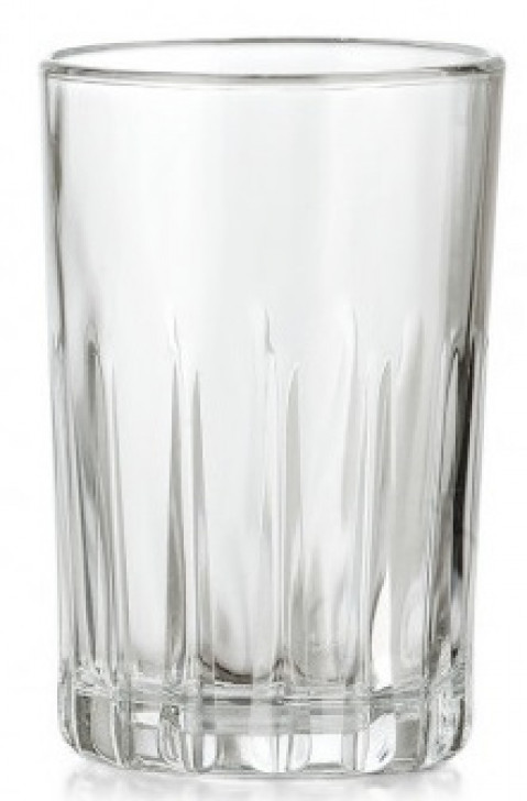 Juego 6 Vasos Cristal Colores Rayas 310 Ml barato